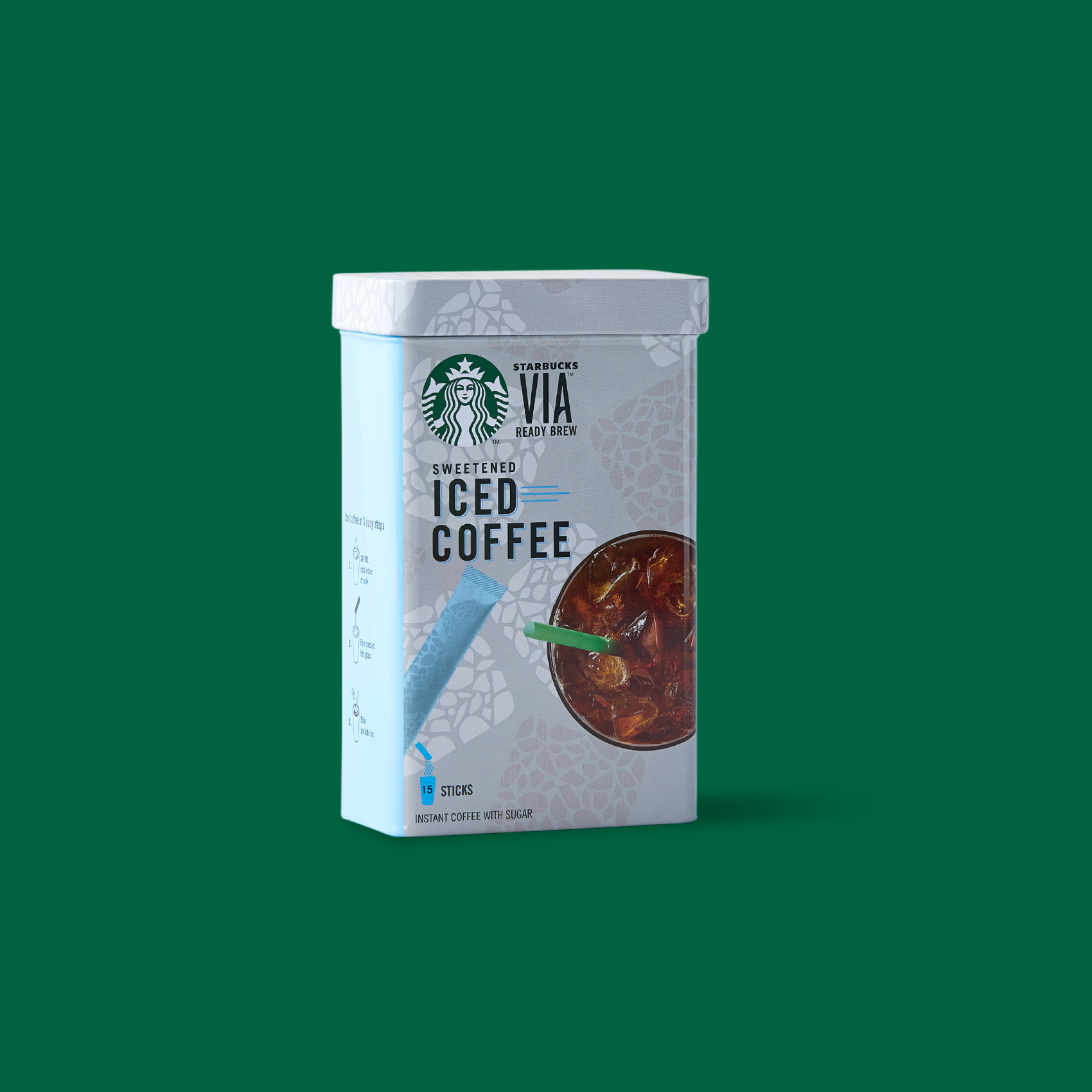 Starbucks VIA™ Iced Coffee Tin BOX 15CT | Starbucks Coffee Company